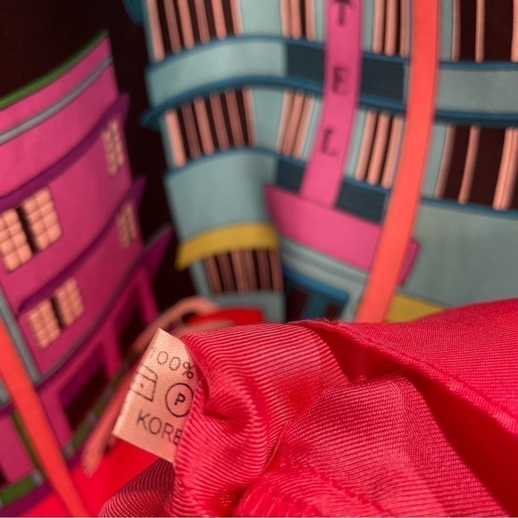 SILK Printed Charlotte Sparre mini dress with flutter sleeves size XS - Picture 5 of 7